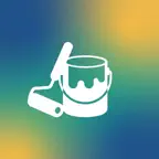 Paint Calculator: Coats & Cost iOS Icon
