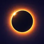 Solar Eclipse: Map & Times iOS Icon
