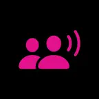 Pink Quorum: Meeting Recorder iOS Icon