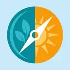 그늘나침반 - 그늘길·그늘지도·산책 내비 iOS Icon