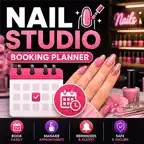 Nail Salon Scheduler Planner iOS Icon