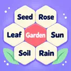 Word Bloom Hexagonal iOS Icon