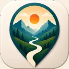 Wander: Map Tracker & Been iOS Icon