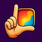 Finger Frame: Hand Camera FX iOS Icon