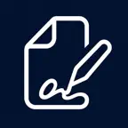 Signature Creator. iOS Icon