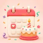 Dates: Birthday Calendar iOS Icon