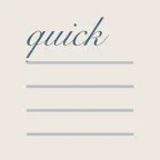 Quick Note Automatic Timestamp iOS Icon