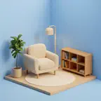 House Design AI: Home Makeover iOS Icon