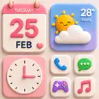 Zyvia : App Icons & Wallpaper iOS Icon