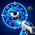 AR Game: 3D Virus Shooter 360° iOS Icon