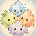 FOUR SLIMES: Connect Puzzle iOS Icon