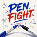 Pen Fight Game: Class Champion iOS Icon