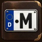 Nummernschild-Logbuch iOS Icon