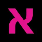 Pink Aleph: Biblical Hebrew iOS Icon