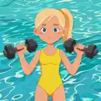 AquaFit - Pool Workout iOS Icon