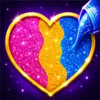 Glitter Magic: ASMR Puzzle iOS Icon