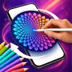 Magic Spiral Draw: Spiral Art iOS Icon