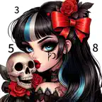 Dark Fancy Color-Coloring Book icon
