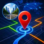 Street View : Live Traffic 360 icon