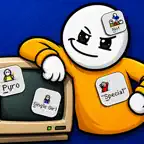 BadAppsBuddy Retro Stickers Icon