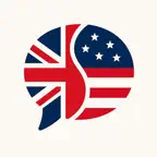 Two Englishes: US UK Converter iOS Icon