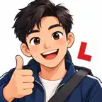 10分鐘 車牌路試神器：3D駕駛模擬及筆試題庫 iOS Icon