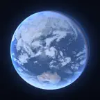Earth and Moon Icon