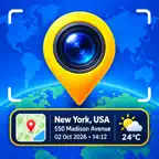 GPS Camera: Photo Location&Map iOS Icon