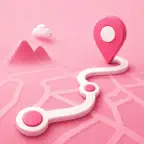 Map Timeline Visualizer: Video iOS Icon