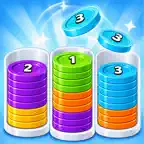 Comfy Sort - 3D Coin Match iOS Icon
