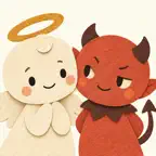 Angel or Devil: AI Companion iOS Icon