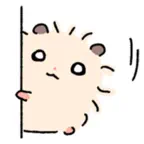Cute & Scruffy hamster sticker iOS Icon