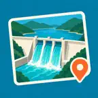 Dam Card Map iOS Icon
