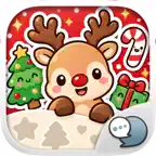 Kawaii Christmas Stickers iOS Icon