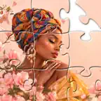 Black Joy Jigsaw Puzzles iOS Icon