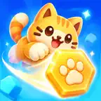 Drop The Tile: Cat Hexa Puzzle iOS Icon