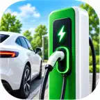 EV Charging Station:Nearby Map iOS Icon