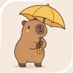 Weather Capy - Cute Forecast iOS Icon