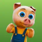 Three Little Pigs & the Wolf Icon