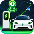 EV charging Point: Station map iOS Icon