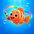 Aquarium: Kids Coloring Games iOS Icon