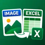 Image to Excel Converter App iOS Icon