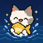 Fishing Kitty: Watch Game iOS Icon
