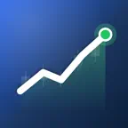 سوق الأسهم الافتراضي iOS Icon