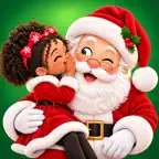 Merry Christmas Stickers Kids iOS Icon