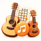 MP3 to Guitar & Ukulele Chords iOS Icon