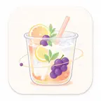 果饮搭子 iOS Icon