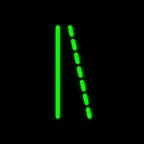 Green Line Test: Couple Photo iOS Icon