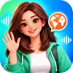 Glib: AI Learn & Speak English iOS Icon