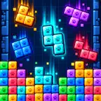 Pawfall: Retro Block Puzzle iOS Icon